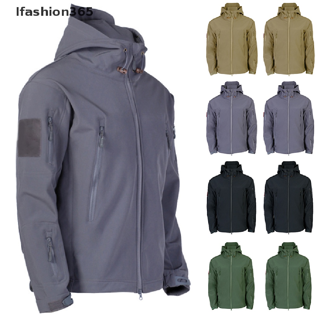 Áo khoác chống thấm nước phong cách quân đội cho nam Ifashion365
