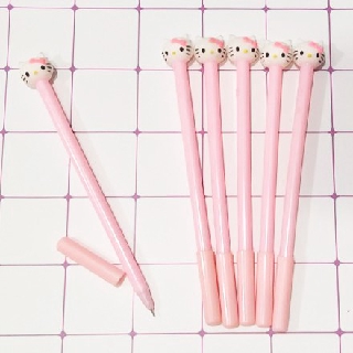 Bút kitty đầu tròn bút hoạt hình bút dễ thương bút kute viết gel