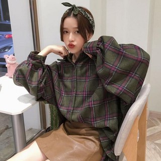 ​[order] sơ mi ulzzang, sơ mi kẻ caro ulzzang, sơ mi form rộng ulzzang