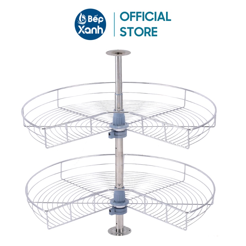 [FREESHIP HCM] Hệ Mâm Xoay Góc Mở 3/4 Garis GS05.80C - Nan Tròn - Inox 304