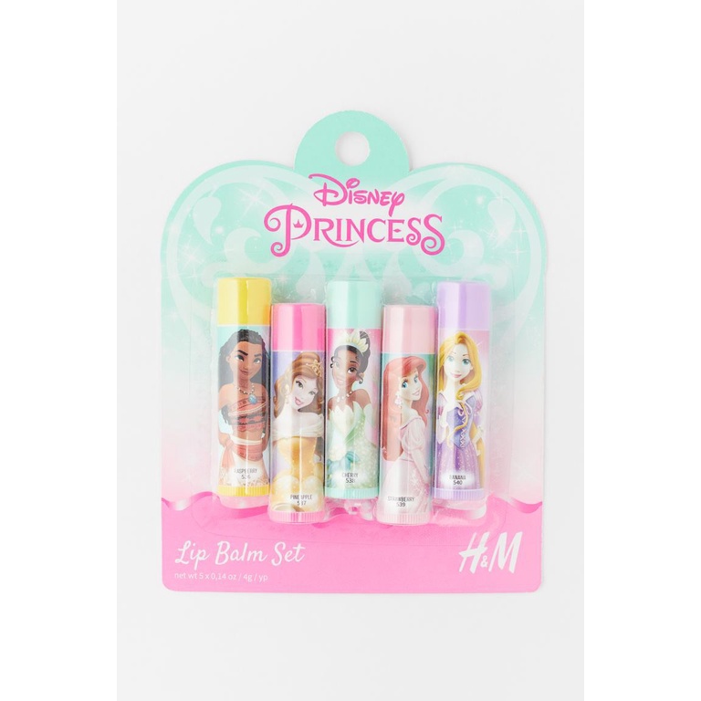 Set 5 thỏi son dưỡng môi an toàn cho bé HM US ( cho bé trên 3 tuổi )