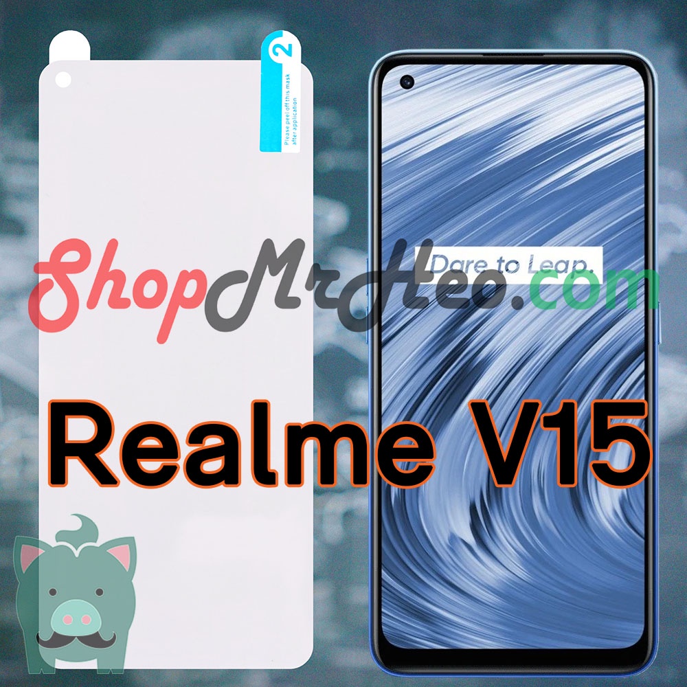 Dán Dẻo PPF Full Màn Hình Realme V15 (Trong Và Nhám)