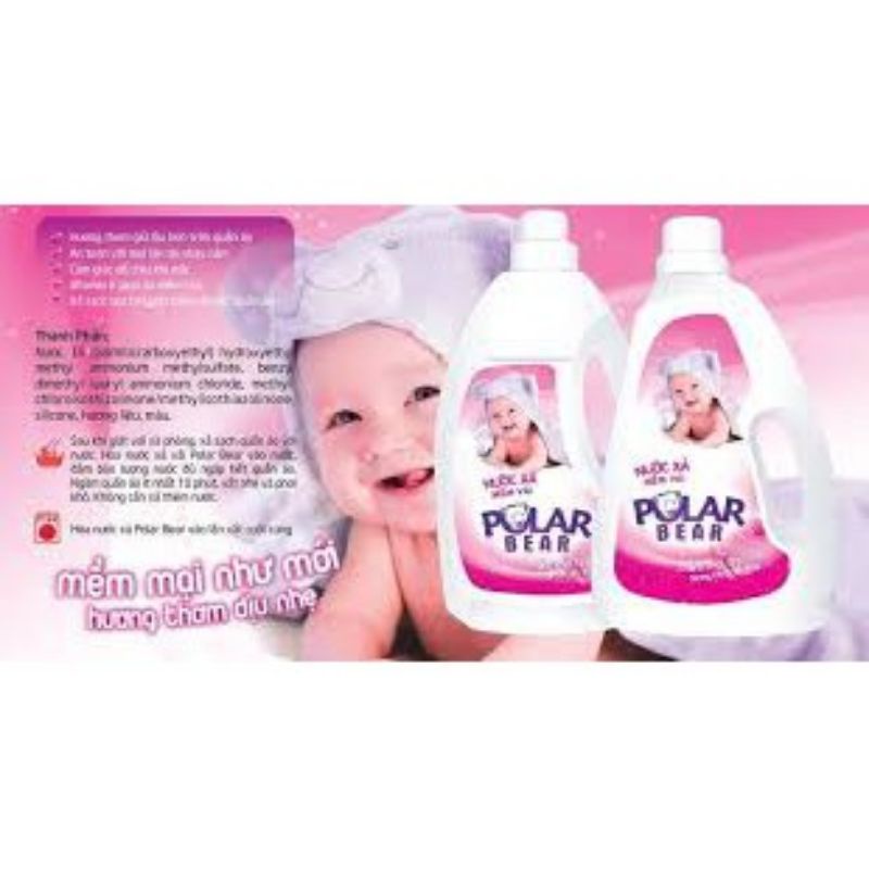 Nước xả mềm vải Polar Bear