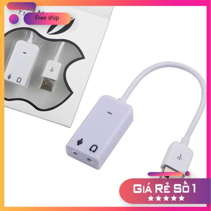 Cáp chuyển USB ra sound 7.1 – màu trắng