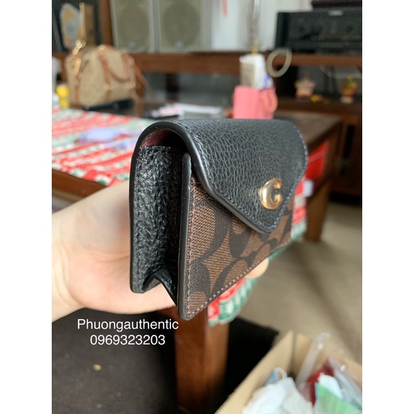 Ví Coach nâu logo signature C6889 AUTHENTIC