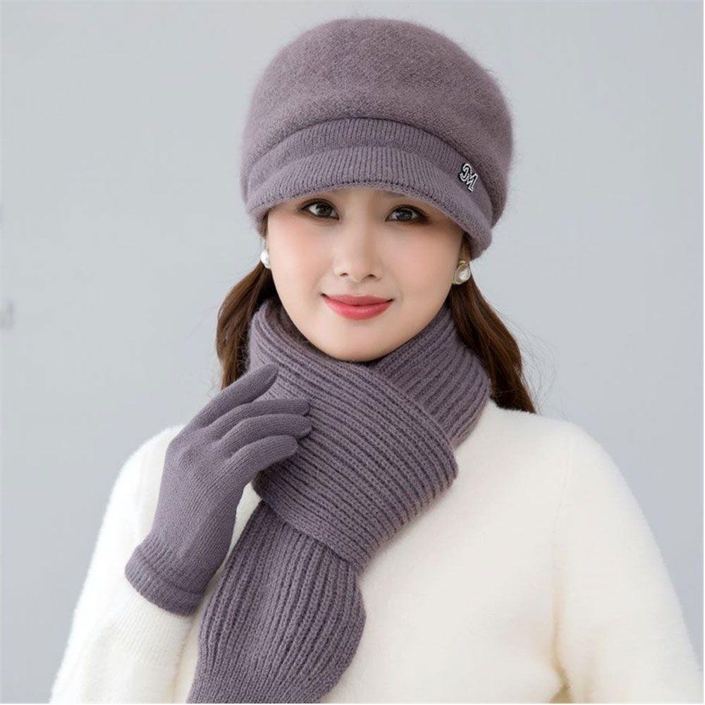 Găng Tay Đan Len Giữ Ấm Thời Trang Cho Nữ