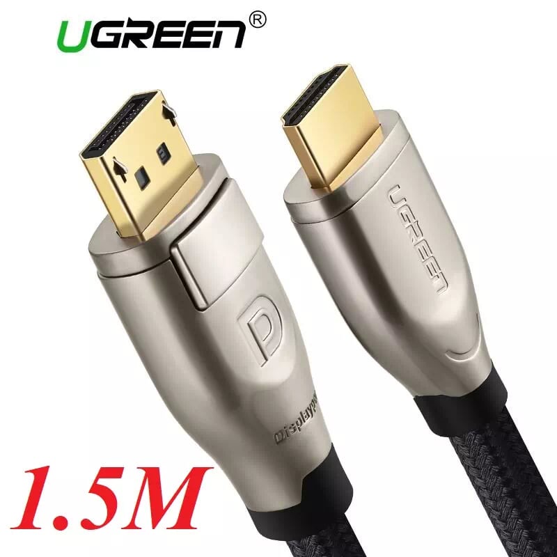 Cáp Chuyển Displayport sang HDMI Ugreen 40435 40436 PD111 ( HDMI 4K60Hz ) Chính Hãng