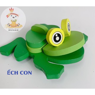 Đồ chơi gỗ xếp hình 3D