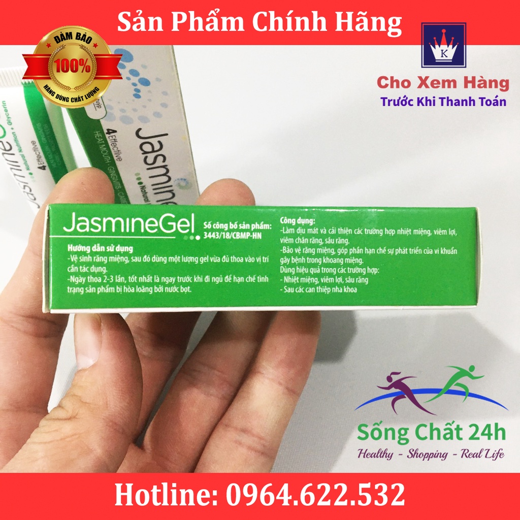 Tuýp Bôi Nhiệt Miệng Jasenmin Thái Lan - Sống Chất 24h