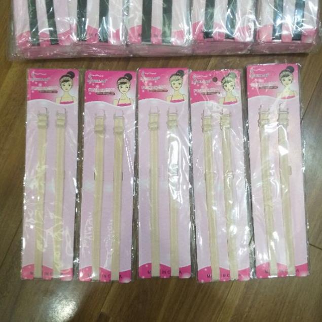 Dây áo lót, Dây áo ngực, dây áo hút sữa chất liệu vải thun co giãn cao cấp khổ 1cm móc sắt