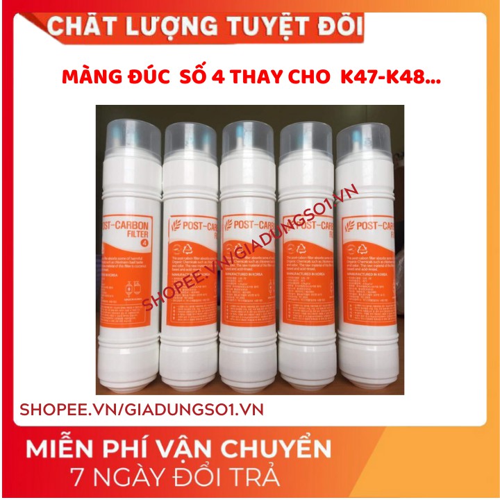 [Uy Tín Số 1] combo 5 lõi lọc nước đúc dùng cho máy lọc nước nóng lạnh Kangaroo, karofi, Korihome, sunhouse..