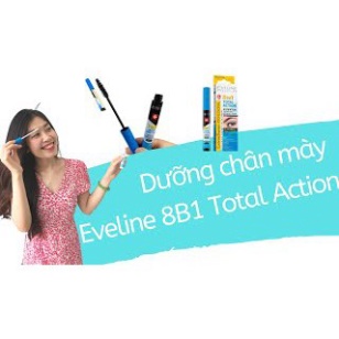 Dưỡng Chân Mày Eveline 8B1 Total Action Eyebrow Therapy 10ml