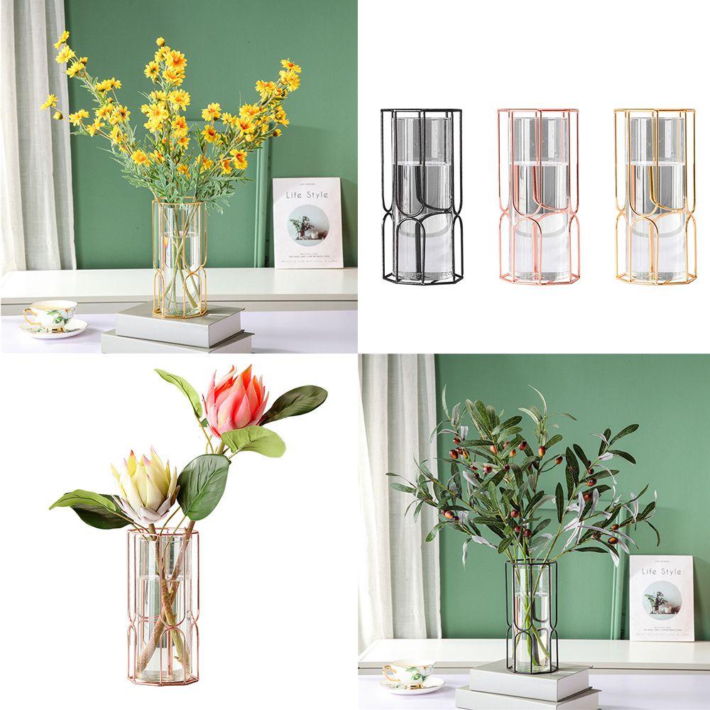 CONOPERY Chậu Hoa Thủy Canh Bằng Sắt Phong Cách Bắc Âu Trang Trí Nhà Cửa