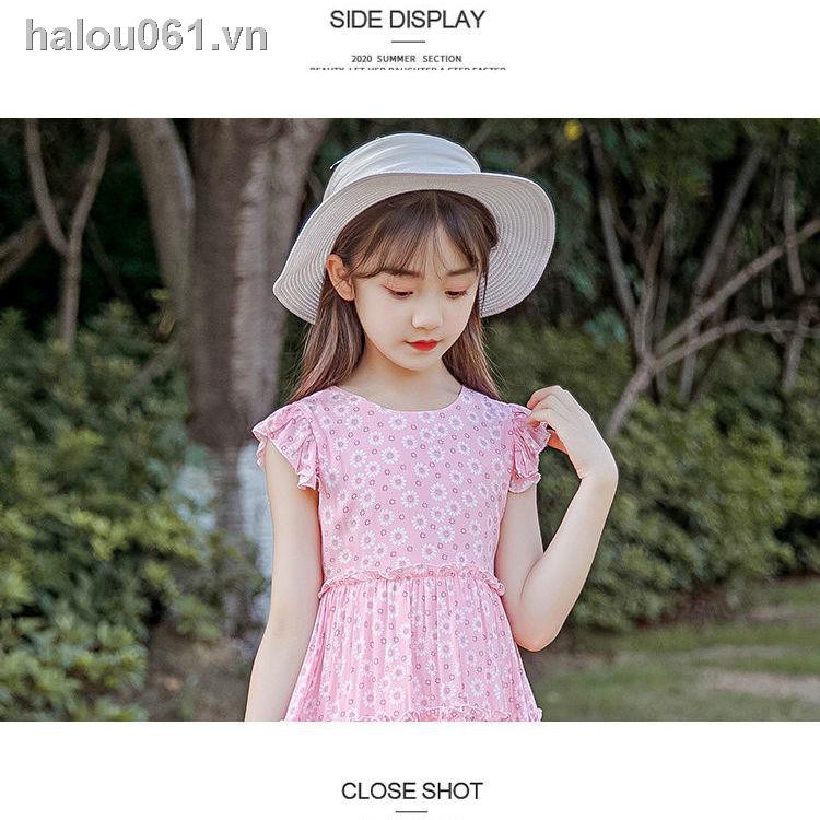 Đầm Công Chúa In Hoa Cho Bé Gái 10 Tuổi