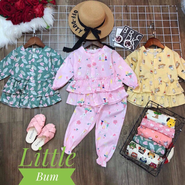 Set 5 bộ pijama cho bé