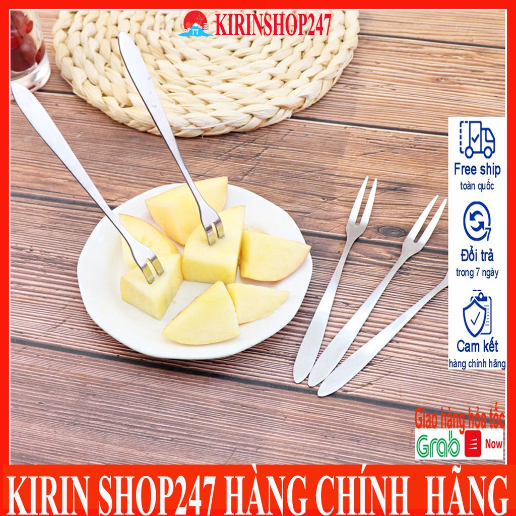 Dĩa ăn hoa quả inox siêu tiện dụng Hàng Nội Địa Trung
