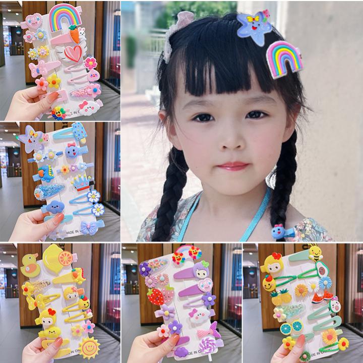Kẹp tóc họa tiết hoạt hình phong cách Hàn Quốc cho bé