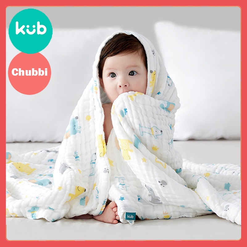 Khăn Xô Tắm Bé Cotton 6 Lớp Hút Nước Nhanh Khô Mềm Mại Với Da Bé Càng Giặt Càng Mềm