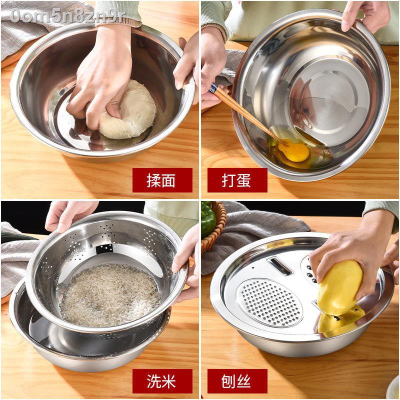 Đồ dùng nhà bếp & Phòng ănbình inox□chậu chăn thả ba rau đa chức năng máy cắt, bào khoai tây, lát vắt, rau, gạo