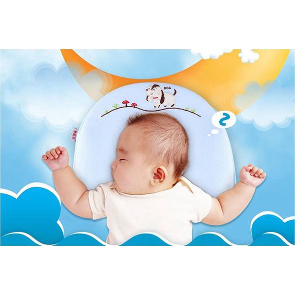 Gối cao su chống méo, bẹp đầu Baby Tâm An cho bé, KT: 30*20*3 cm