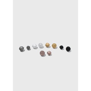 SET 12 ĐÔI BÔNG TAI SHOP MISS A - 12 Pair Textured Ball Stud Set