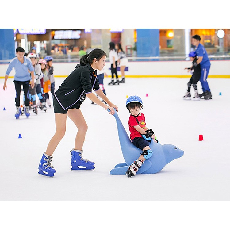 HCM [E-Voucher] Vé vào cửa trẻ em, người lớn từ 140cm tại Sân băng Vincom Ice Rink Landmark 81 - Áp dụng thứ 7, chủ nhật