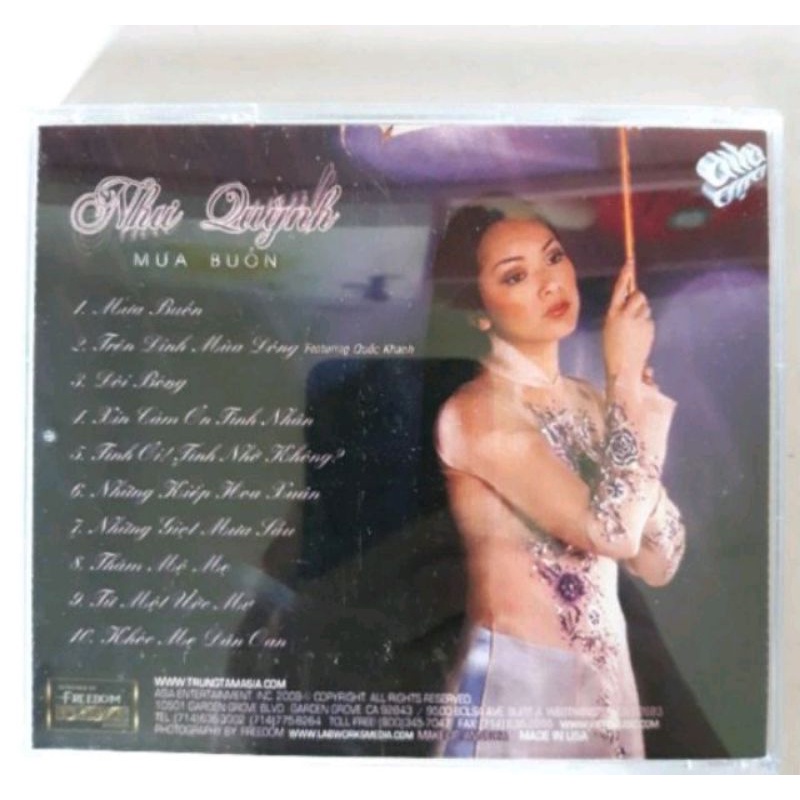 Bộ 5 cd Như Quỳnh phono