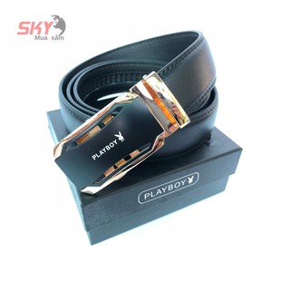 [ Tặng Ví + Freeship ] thắt lưng full box dây nịt nam da cao cấp [ mặt Logo ]