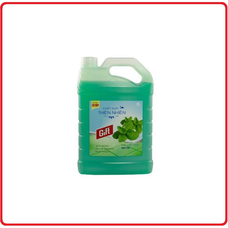 Nước Lau Sàn GIFT Chiết Xuất Thiên Nhiên Can 3,8Kg