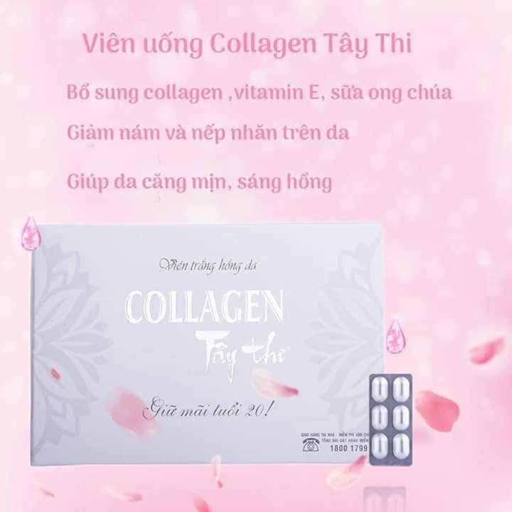 Viên Uống Collagen Tây Thi Hộp 120 viên(6*20 vỉ)