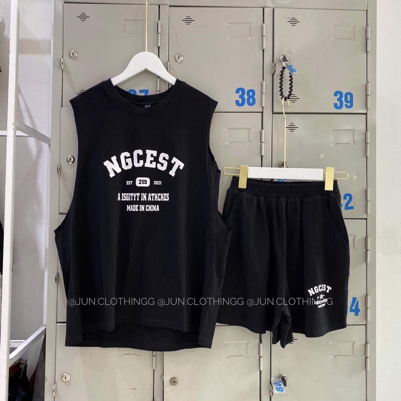 TANKTOP | Set bộ tank top NGCEST liền bra cho hè cá tính | BigBuy360 - bigbuy360.vn