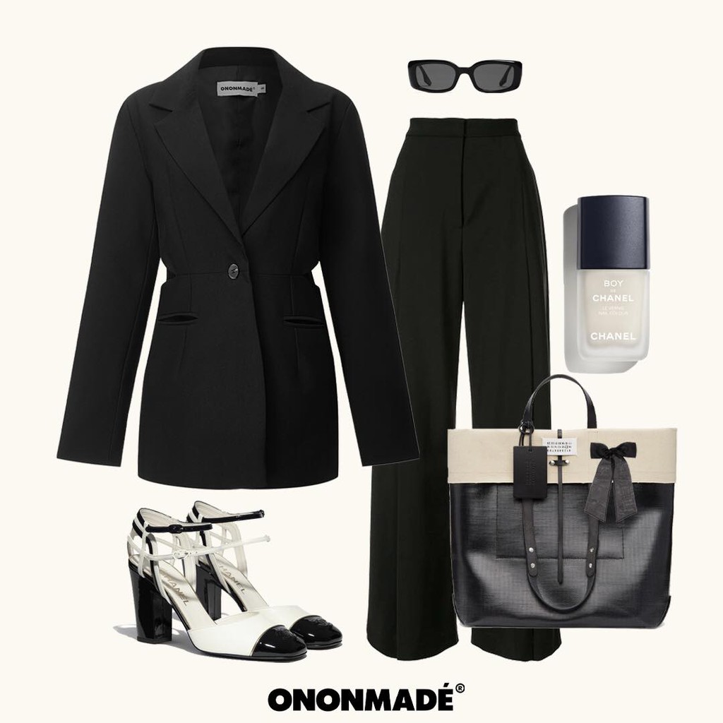Áo vest blazer màu đen - NOIR BLAZER | ONONMADE