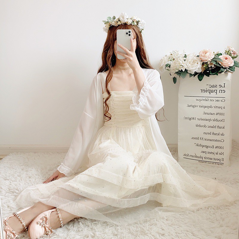 Áo Cardigan chống nắng nữ tính đi biển, dạo phố.