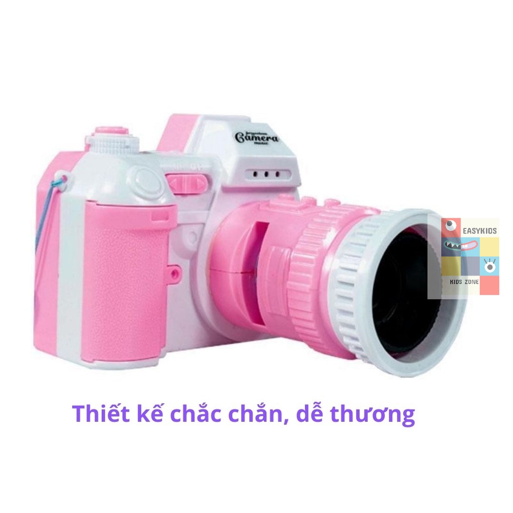 Đồ chơi máy ảnh, máy quay video có nhạc có thể làm đèn pin Mô phỏng thực tế giúp bé phát triển trí tuê