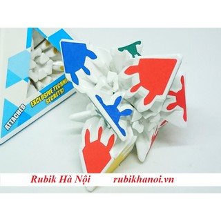 Rubik Pyraminx Gear Heshu Trắng