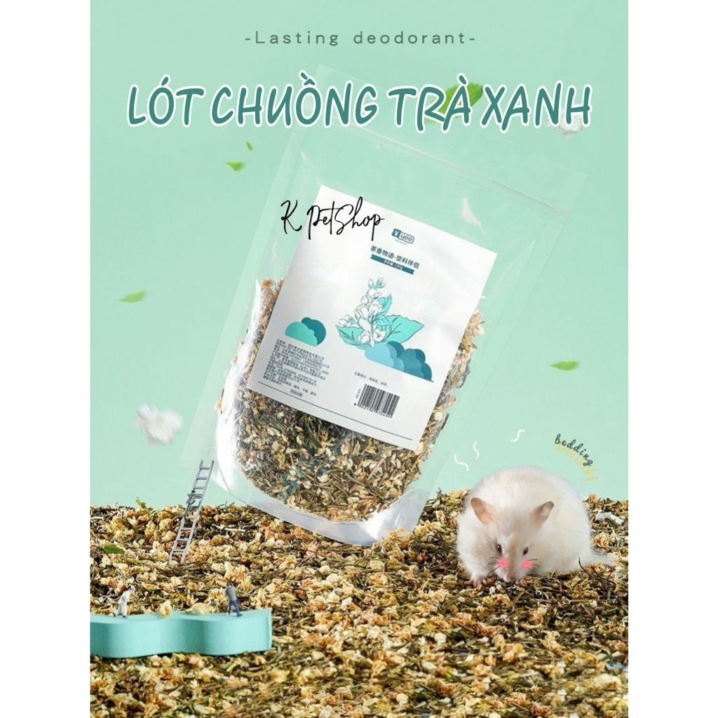 Lót Chuồng Hamster Trà Xanh FREESHIP Trà Xanh Lót Chuồng Khử Mùi Yee Cho Hamster, Bear, Robo, WinterWhite .....