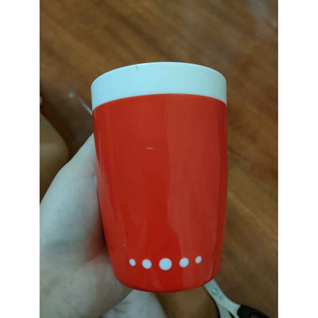 Ly Nhựa 2 màu Cao Cấp MATSU Duy Tân dung tích 300ml- No.1184 - Kích thước Ø 7,3 x 10cm