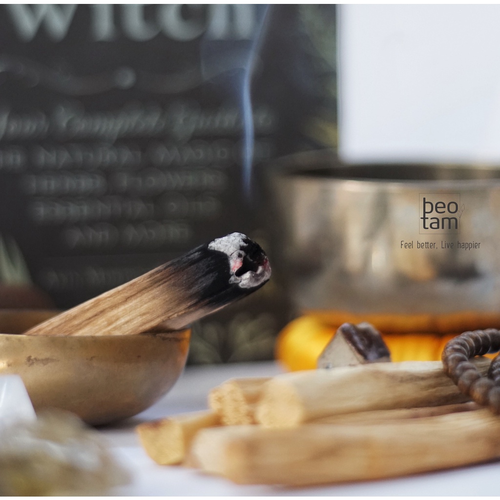 Palo Santo - Gỗ Trắc Xanh Thanh Tẩy Trước Khi Chơi Bài Tarot, Thanh Lọc Không Khí, Cân Bằng Năng Lượng, Giúp Ngủ Ngon