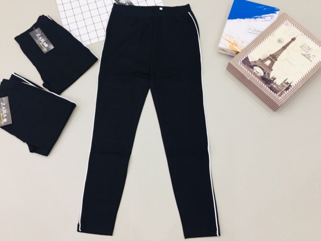 [ Mã FAMAYWA giảm 10K đơn 50K] {GIÁ BUÔN SỈ} Quần legging sọc trắng nhỏ | BigBuy360 - bigbuy360.vn