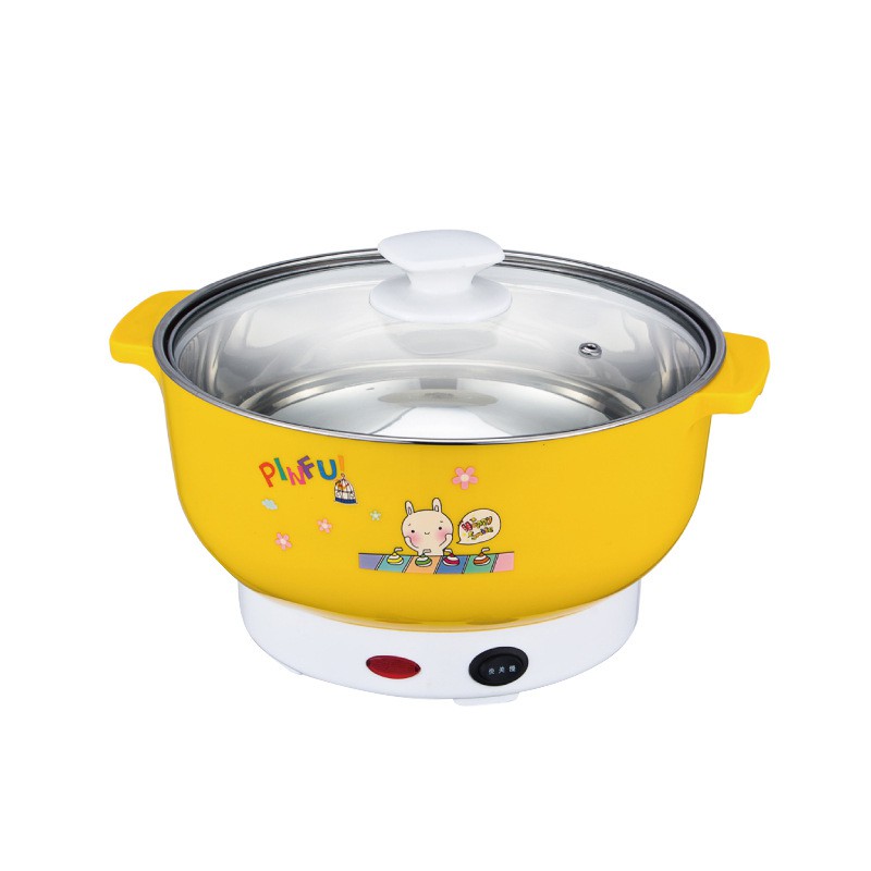 🔐Bảo Hành 1 Năm🔐 Nồi Lẩu Điện Mini Đa Năng Nika 24cm 1000W Inox 304, Tiện Dụng Cho 2-3 Người Dùng, Siêu Tiện Dụng - VL