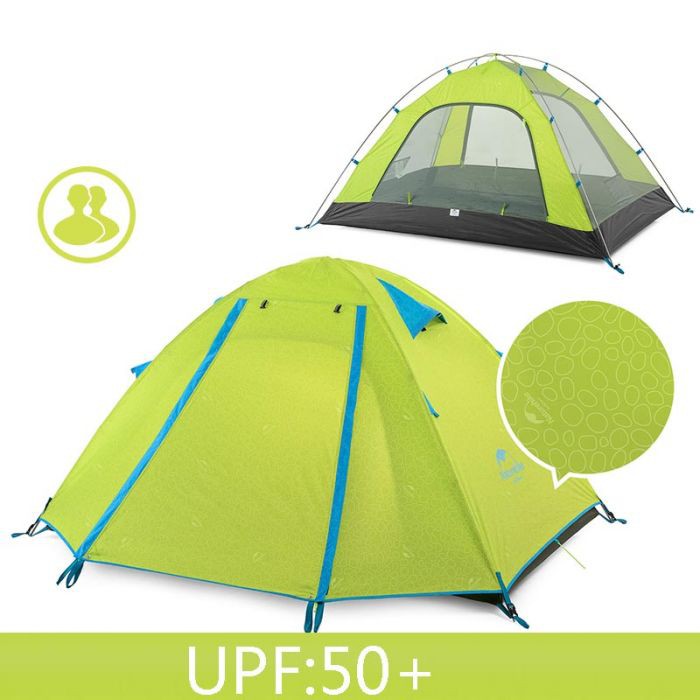 [Mã MASK2630K giảm 15% tối đa 30K đơn từ 99K] Lều 2 người naturehike P Series Aluminum Poles Tent Graphic