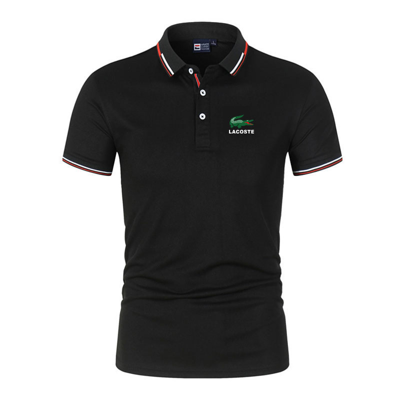 Lacoste áo polo Ngắn Tay Thời Trang Dành Cho Nam