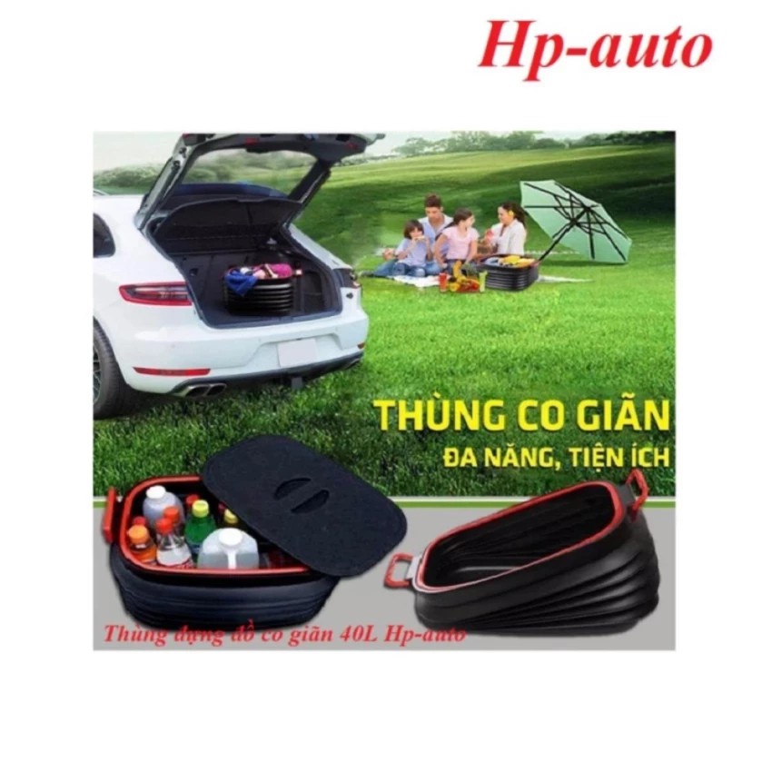 Thùng đựng đồ co dãn 40L cho ô tô