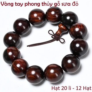  Vòng Tay Phong Thủy Gỗ Sưa đỏ Chế Tác Thủ Công Vân Gỗ cực đẹp _ Bền Vĩnh Viễn_Rẻ số 1 