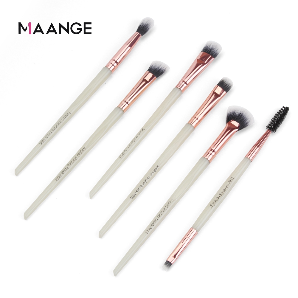 Set 6 cọ trang điểm phấn mắt MAANGE tiện lợi