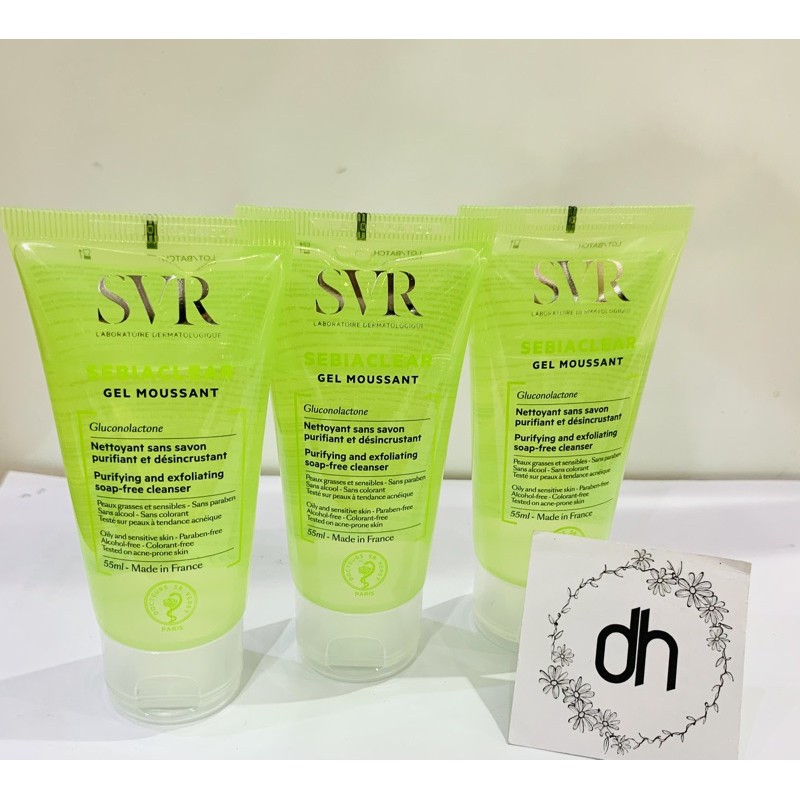 SỮA RỬA MẶT SVR SEBICLEAR GEL MOUSSANT 200ml/50ml