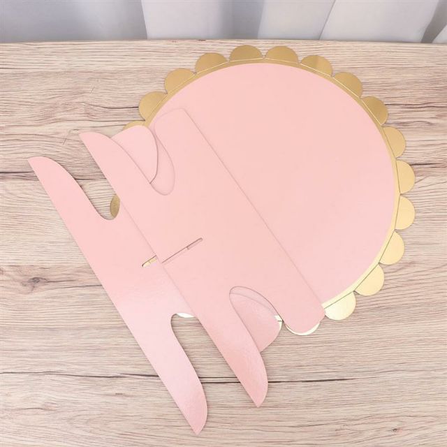 Cake stand giấy 1 tầng