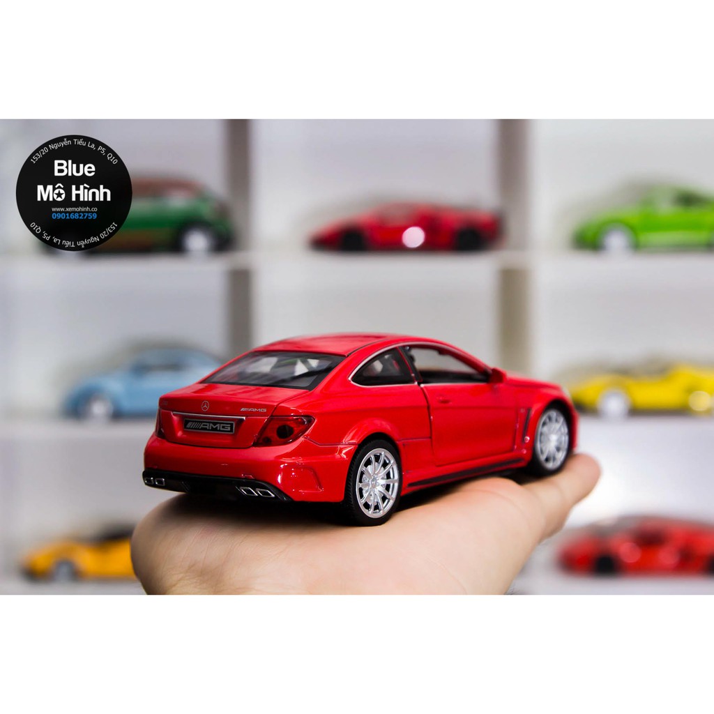 Blue mô hình | Xe mô hình Mercedes C63 Coupe Double Horses tỷ lệ 1:32