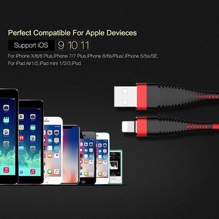 Cáp Sạc Cổng Micro Usb Dạng Dây Dù Cho Ios Android