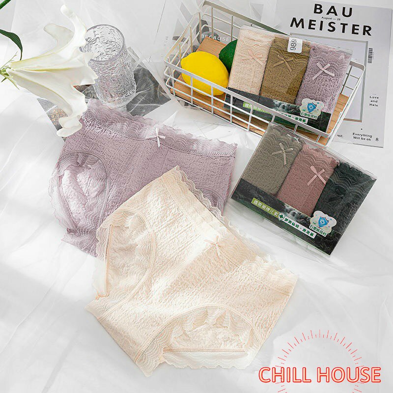 QUẦN LÓT COTTON BÈO NHÚN XỊN QUẢNG CHÂU Q101 - CHILL HOUSE